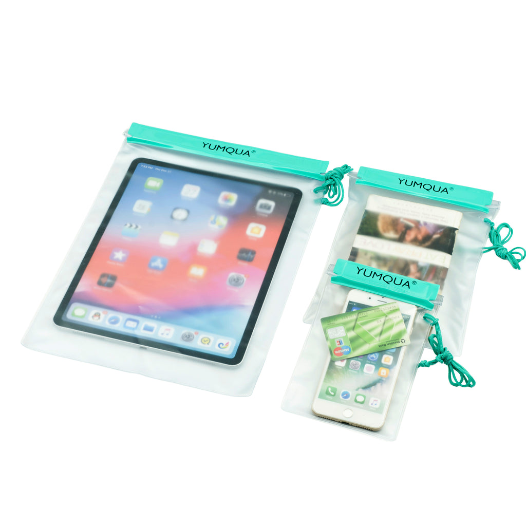 thumbnail image 2 of 3-Pack Waterproof Dry Bags – Small Document/Camera/Pouch Holder For Camping & Hiking 2 of 6