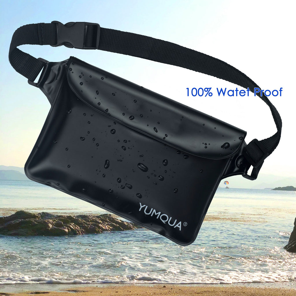 YUMQUA Pack Waterproof Pouch with Adjustable Waist Strap