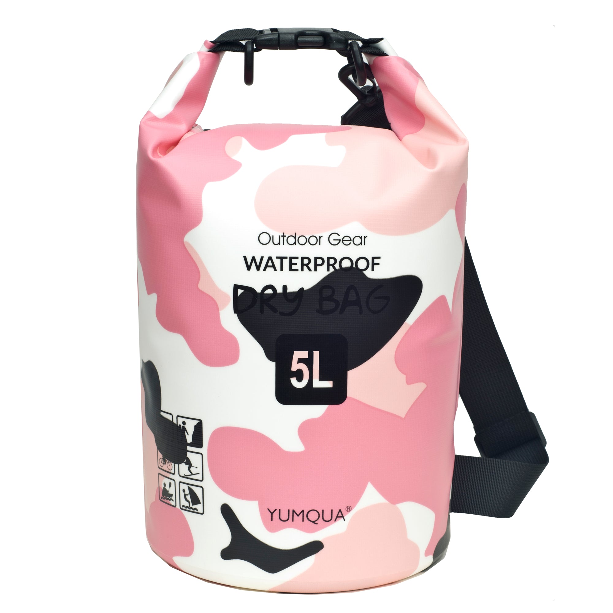 YUMQUA Waterproof Dry Bag Backpack 5L/10L/20L/30L/40L, Roll Top Floati