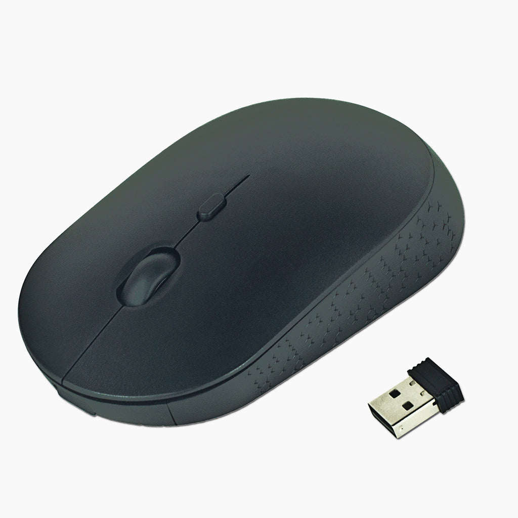 YUMQUA Wireless Mouse for Laptop, Slim 2.4G Optical Silent Computer Mouse  with USB Receiver, 3 Levels DPI Cordless Mice for Chromebook PC Windows 