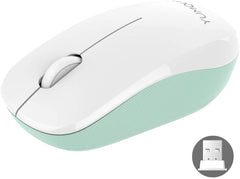 YUMQUA Computer Mouse Wireless with Nano Receiver, 2.4G Optical Silent Cordless Mouse for Laptop Chromebook Notebook PC Desktop