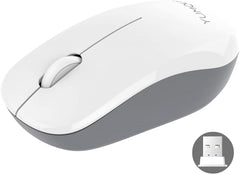 YUMQUA Computer Mouse Wireless with Nano Receiver, 2.4G Optical Silent Cordless Mouse for Laptop Chromebook Notebook PC Desktop