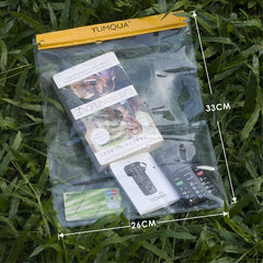 YUMQUA Waterproof Bags Large Size, Watertight Case Pouch for Documents Map Camera Mobile Phone, fits Kayaking Boating Hiking Water Sports